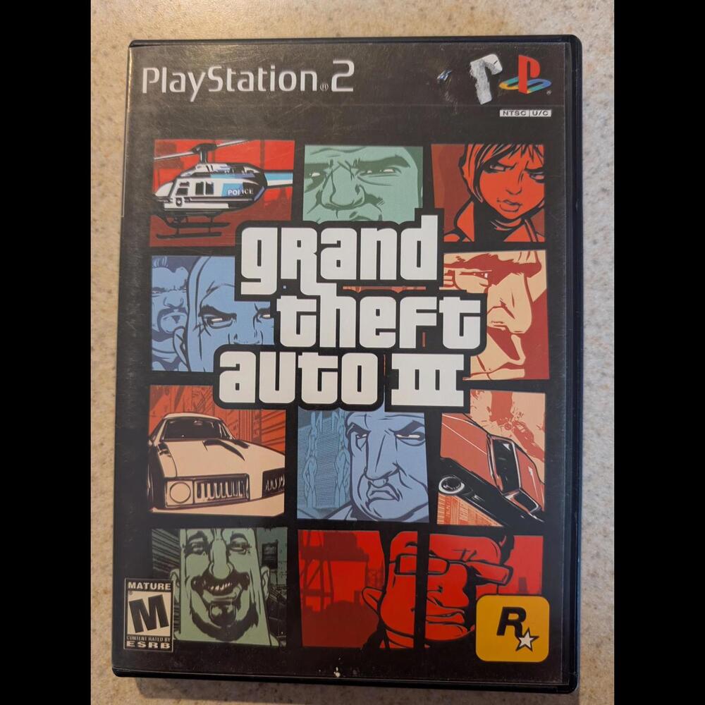 PlayStation 2 Grand Theft Auto 3 video game NTSC U/C